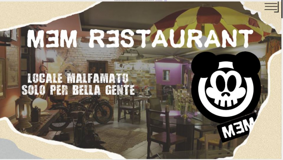 Sito web MEM Restaurant