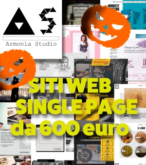 OFFERTA MOSTRUOSA realizzazione nuovo sito web SINGLE PAGE